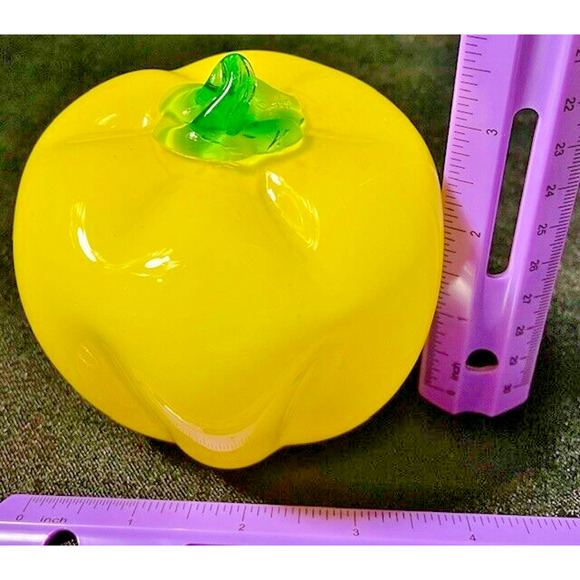 Murano Styled Fruit & Veggies Handblown Glass Lot of 6 Vintage - Picture 16 of 16